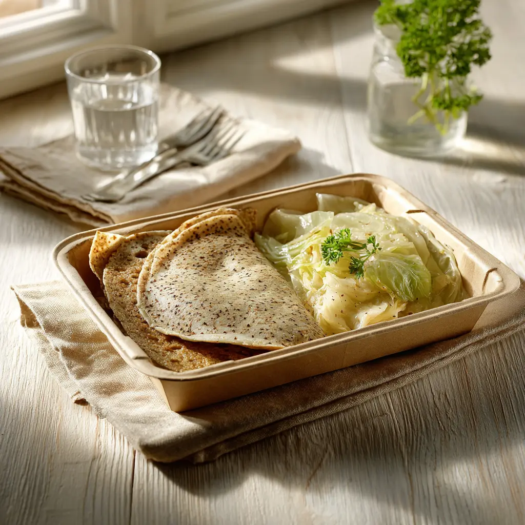 [5867] Pannequet franc-comtois à l'embeurrée de chou